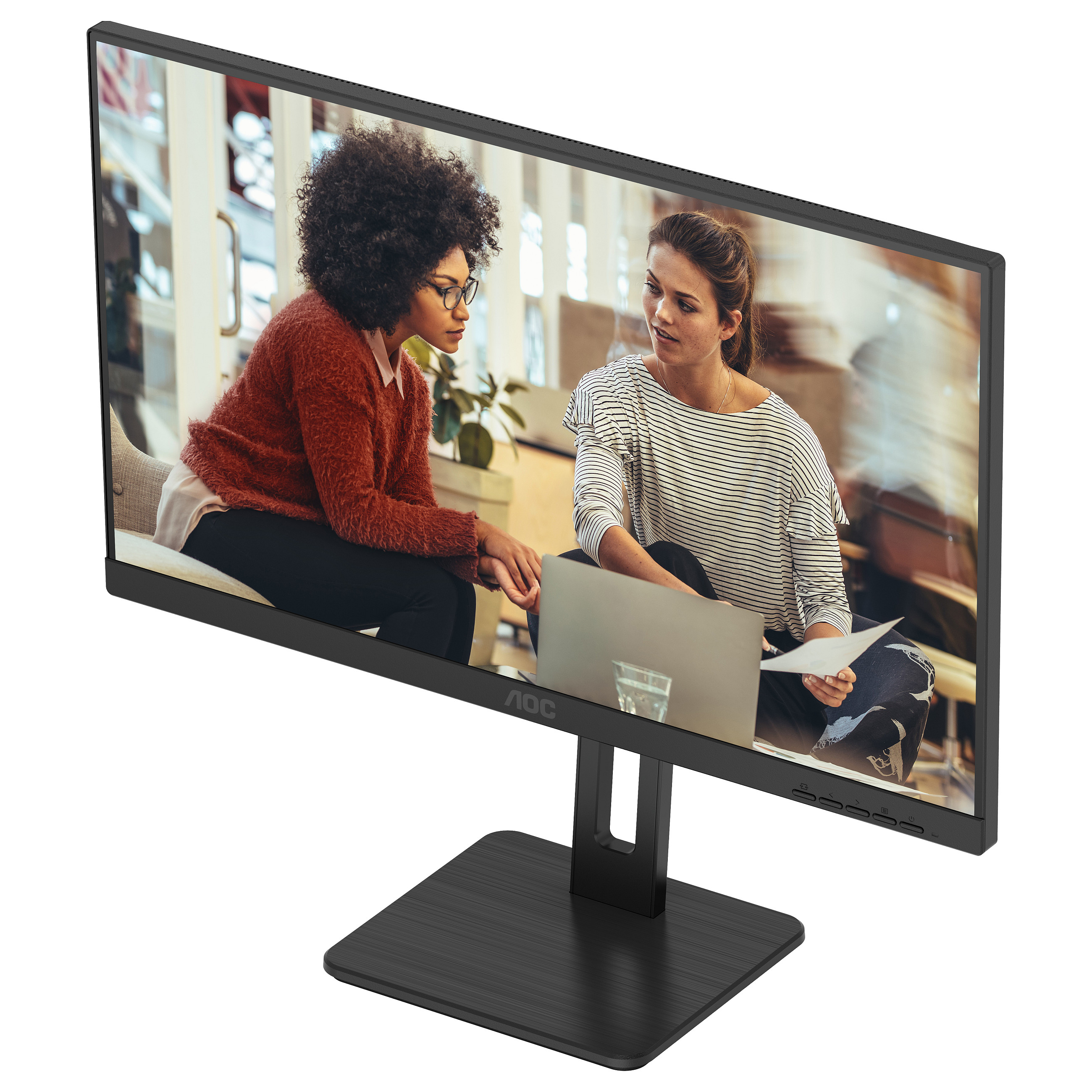 Monitor AOC U27E3UF / 27" / 4K UHD IPS / 60Hz / 4ms / HDMI+DisplayPort+USB - Zezë - 4