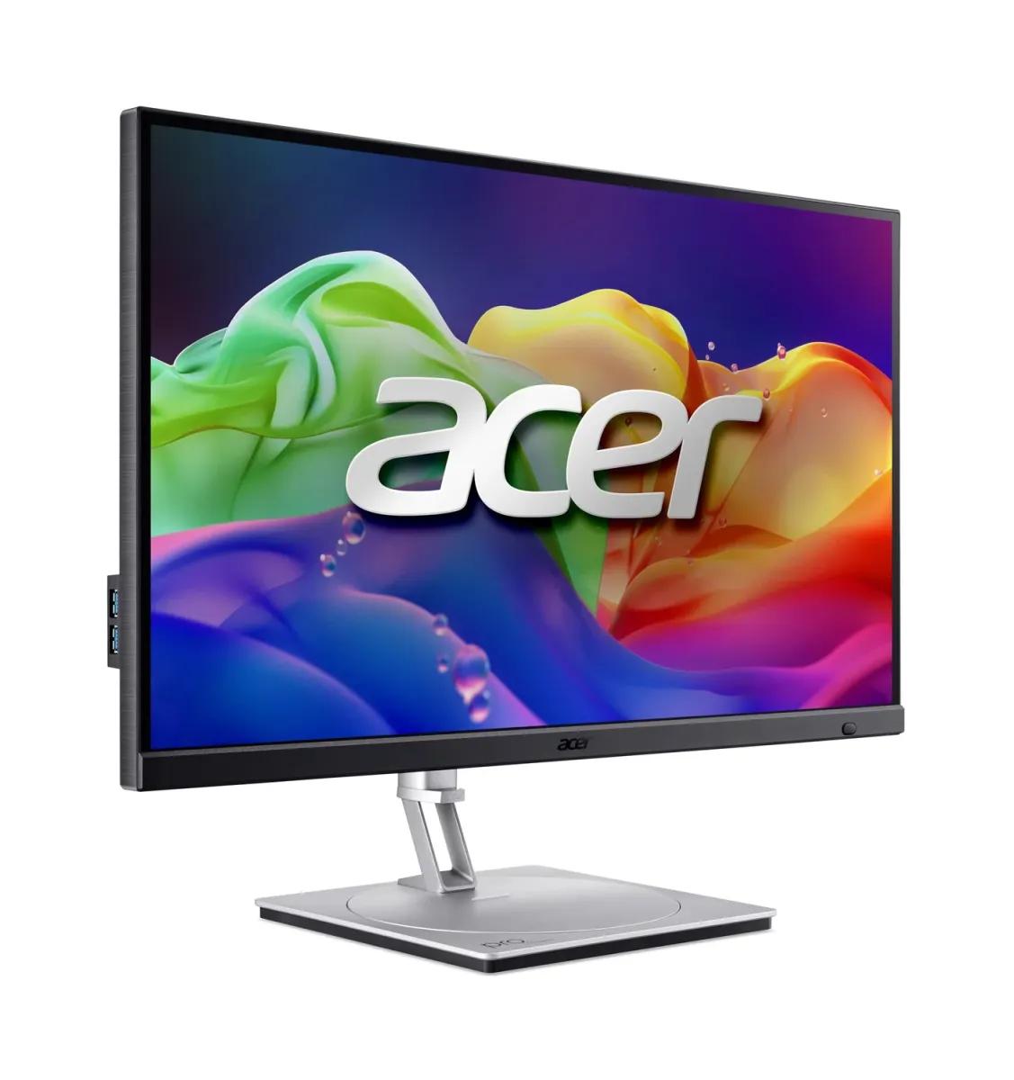 Monitor Gaming Acer ProDesigner PE270K L1smiqpruzx, 27", 4K UHD IPS, 144Hz, 1ms, HDMI+DP+USB-C+USB - 2