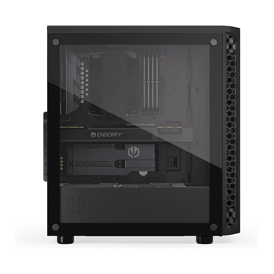 Kasë PC ENDORFY Signum 300 Air / Tower / ATX / 3x 120mm + 1x 120mm Fan / Tempered Glass - Zezë - 11
