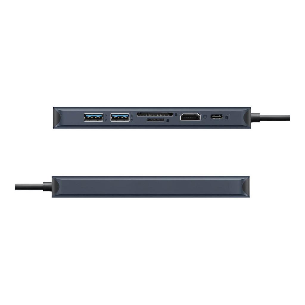 Hub USB-C HYPER HyperDrive Next HD4003GL, 7-Porta, HDMI 4K 60Hz, 2x USB-A 10Gbps, SD, microSD, Gigabit Ethernet, PD 100W - Blu - 6