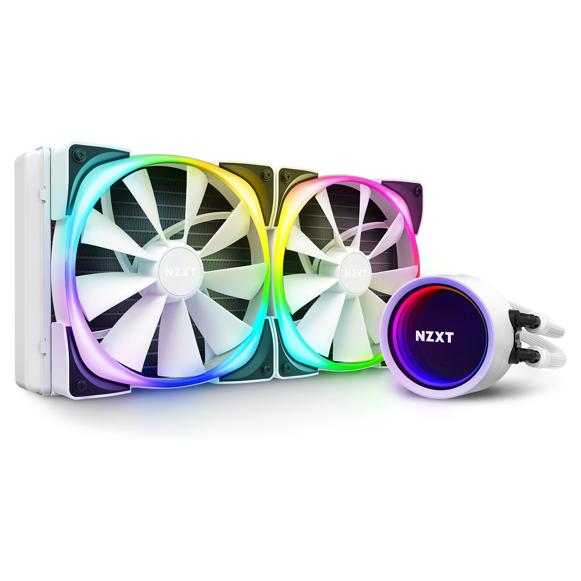 Ftohës për Procesor NZXT Kraken X63 RGB / 280mm / AIO / RGB / Infinity Mirror - Bardhë