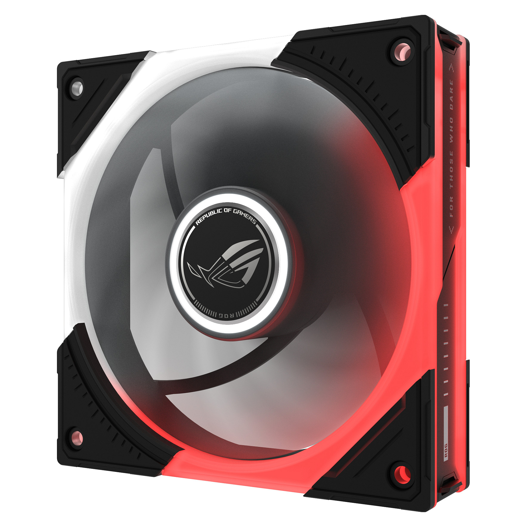 Ftohës për Kasë ASUS ROG Eurux GR120 ARGB Reverse / 120mm / 30mm / PWM / 2200 RPM / 70 CFM / ARGB / 3-Pack / ROG Hub – Zezë/Kuqe/Bardhë - 15