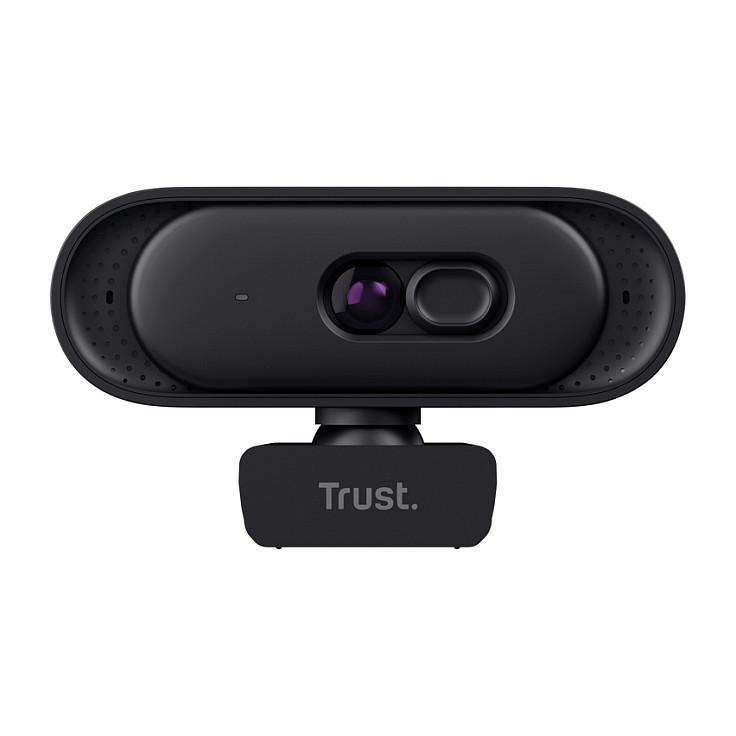 Webcam Trust Tomar, 2K QHD, 2560x1440, 30fps, Fiks Fokus, USB 2.0, Mikrofon i Integruar - Zezë - 3