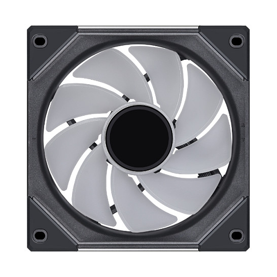 Ftohës për Kasë Lian Li UNI FAN SL-INF Wireless / 120mm / 200-2300 RPM / ARGB / PWM / Reverse Blade – Zezë - 2
