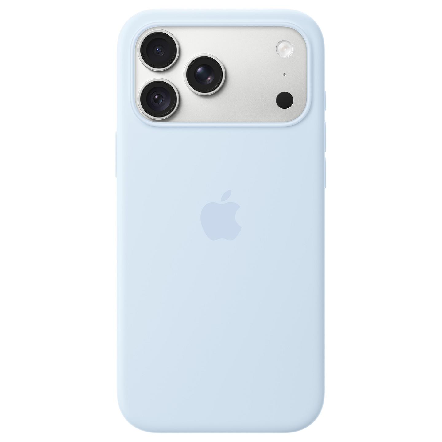 Case për Telefon Apple Silikon, MagSafe, iPhone 18 Pro Max - Periwinkle - 3