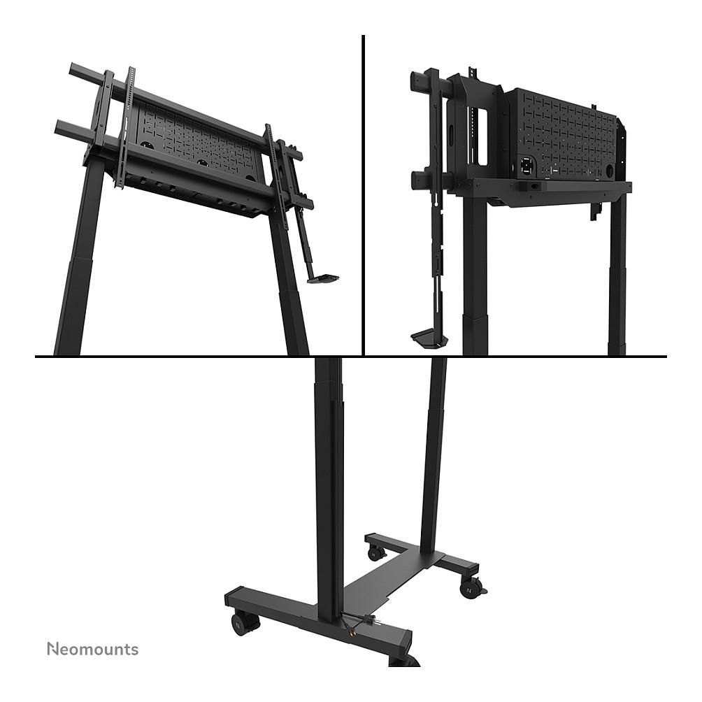 Mabjtëse për TV/Monitor Neomounts FL55-975BL1, 75–115", 160kg, Motorik, VESA 200x200–1200x600 - Zezë - 10