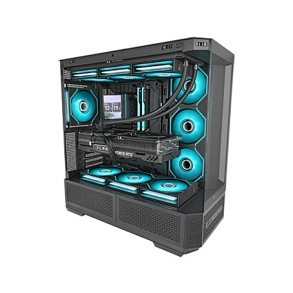 Ftohës për Kasë Thermaltake SWAFAN 120 EX INFINITY / 120mm / 500-2000 RPM / ARGB / PWM / 3-Pack – Zezë - 6