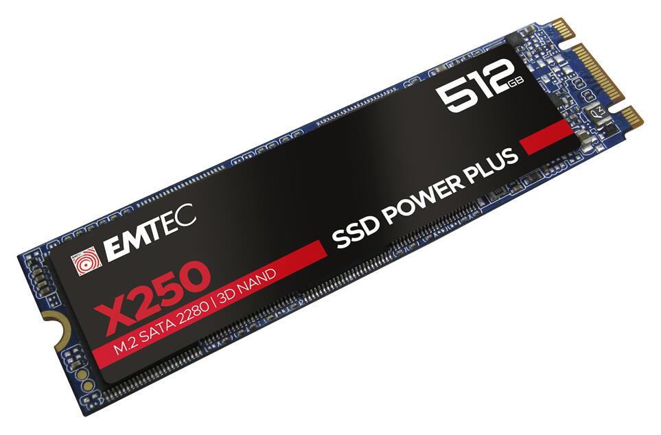 SSD e Brendshme EMTEC X250 / 512GB / M.2 SATA - 2