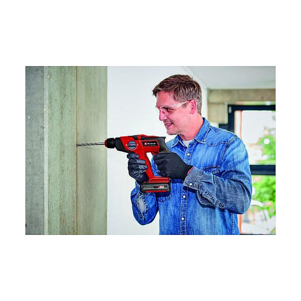 Çekiç Shpues Einhell TE-HD 18/12 Li-Solo, 18V, SDS-Plus, 1.3J - Kuqe - 7
