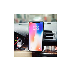 Aksesorë për telefon TerraTec ChargeAir Car / Mbajtëse për veturë / Karikim pa tela 10W / USB – Zezë - 3