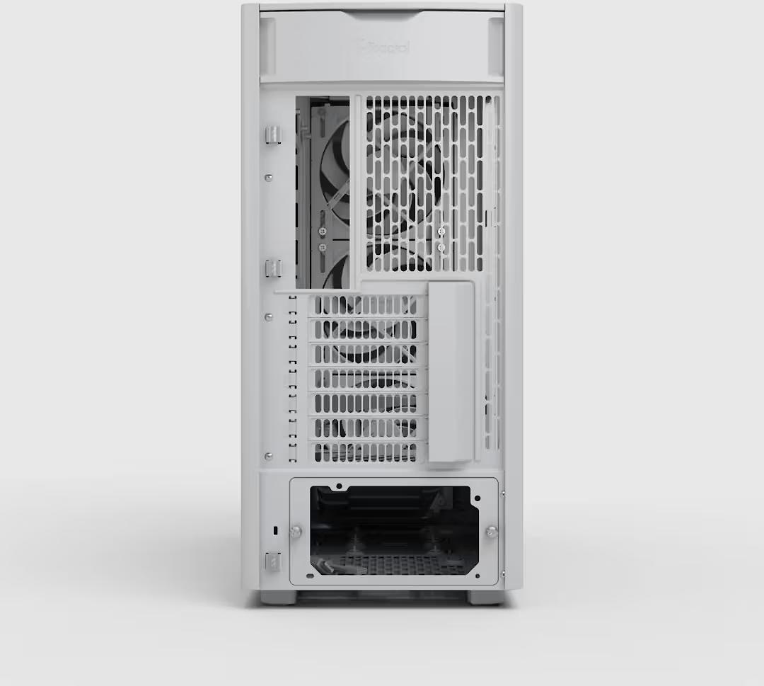 Kasë Fractal Design Define One, Mid-Tower, ATX, Xham i Temperuar, 3x Momentum 14, USB Type-C 20Gbps - Bardhë - 4