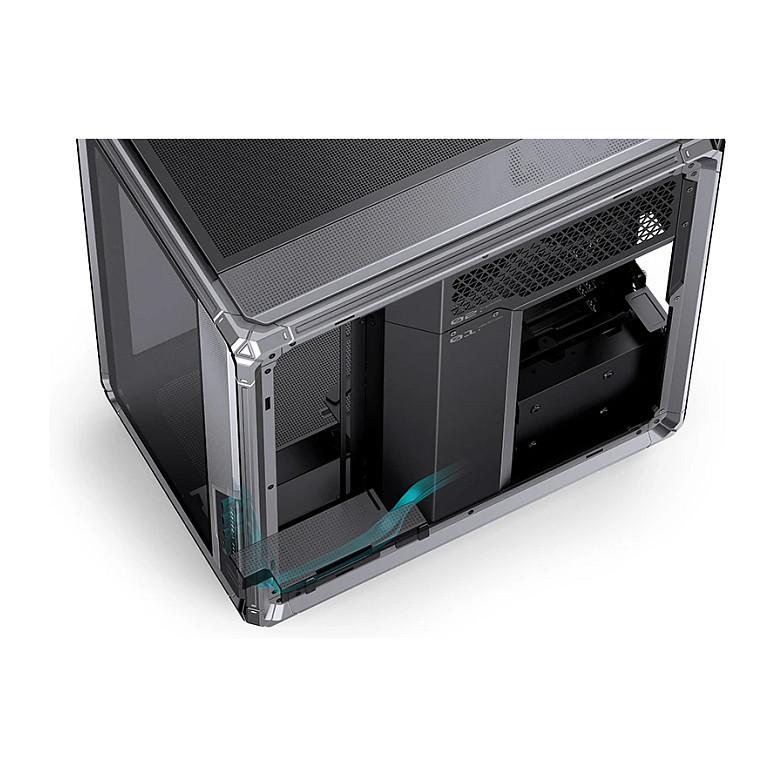 Kasë PC JONSBO X400 / Midi Tower / ATX / Back-Connect / Tempered Glass - Gri - 28
