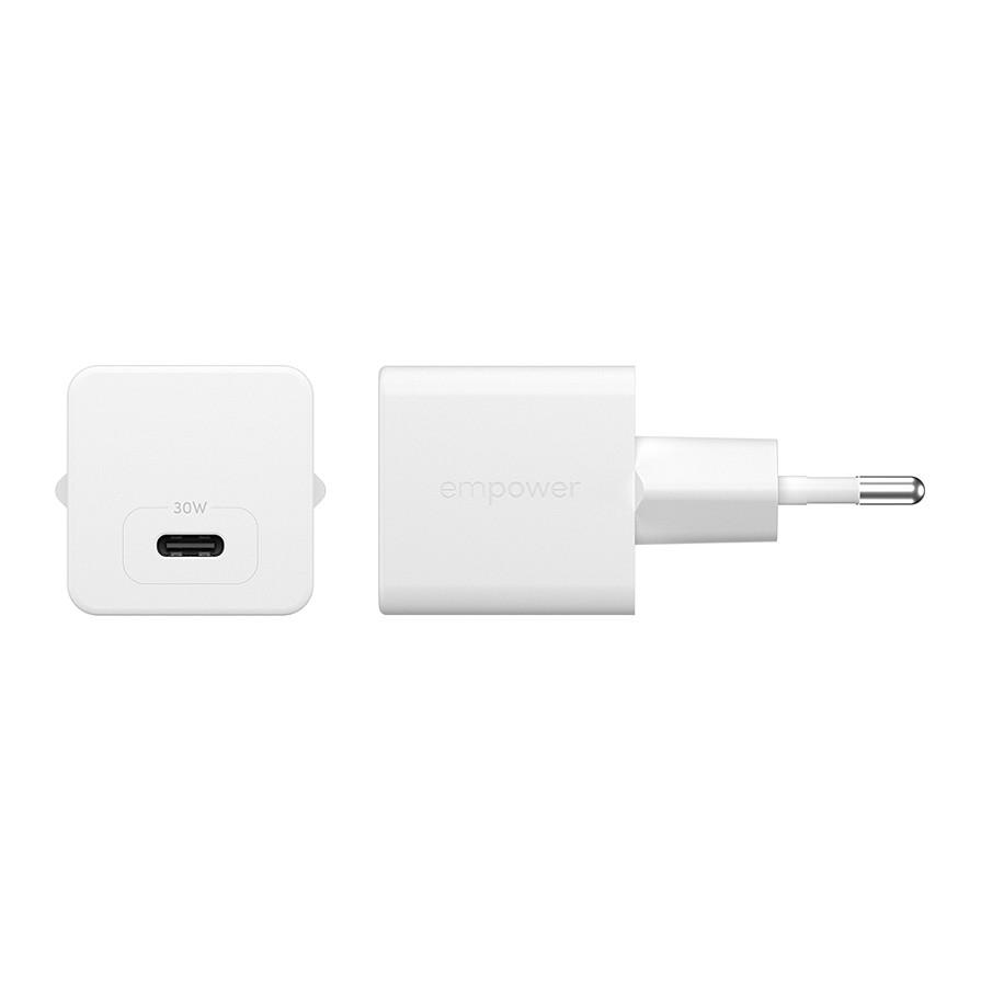 Karikues empower by PanzerGlass Turbo 30W, EM52411, GaN, USB-C, PD 3.1, EU -Bardhë - 5