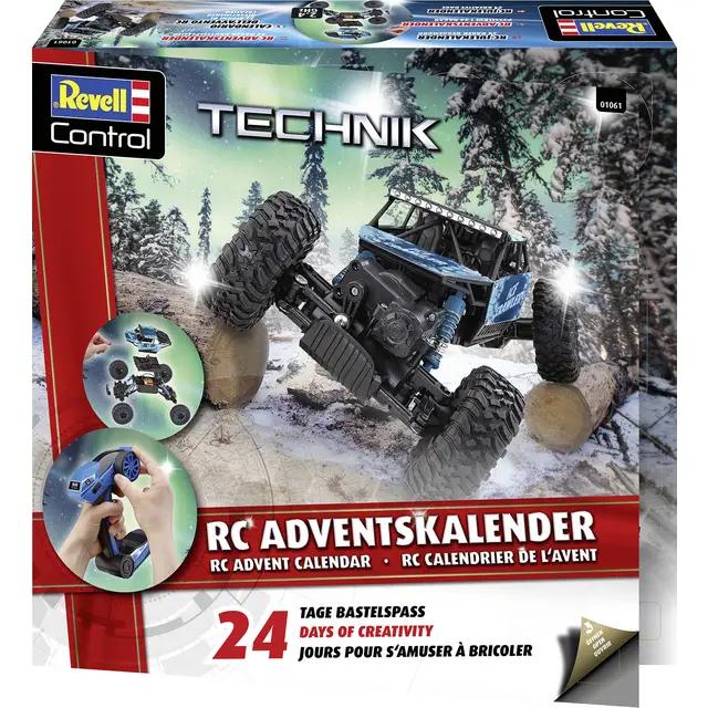 Lodra Revell Advent Calendar RC Crawler, Radio-Controlled, 1:18, 2.4 GHz, 2-Channel, 8+ - Blu, Zezë - 3
