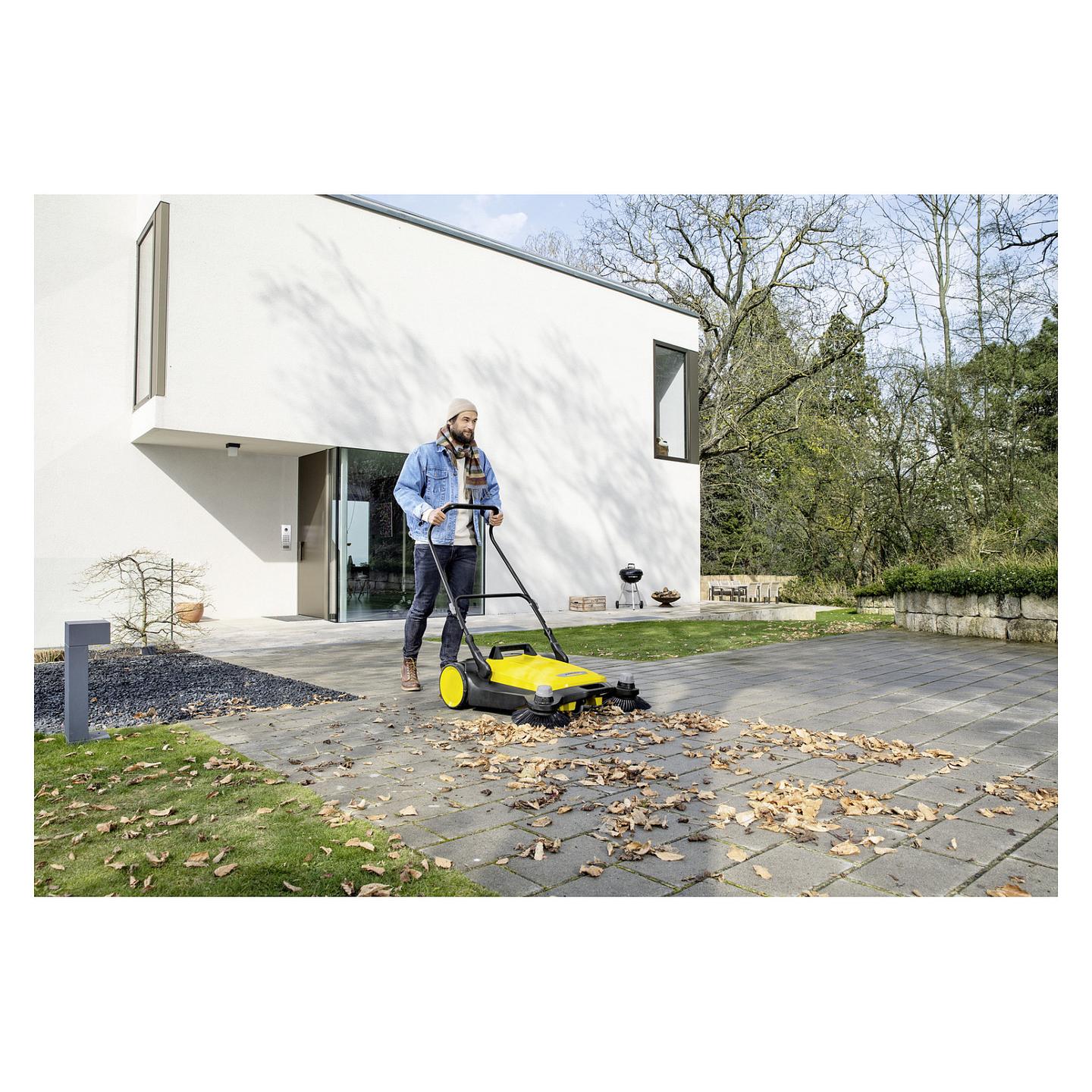 Fshesë Profesionale për pastrim të sipërfaqeve Kärcher S 6 Twin / 3000 m²/h / 86 cm / Manuale – Zezë/Verdhë - 8