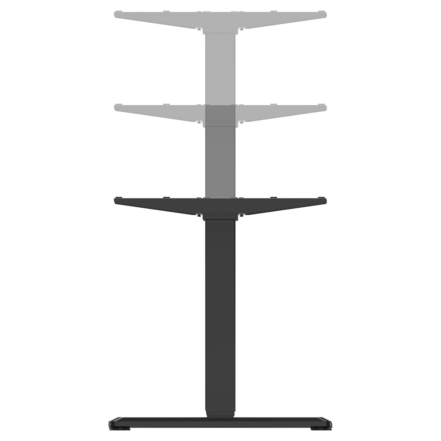Kornizë për Tavolinë EQUIP 650815, Elektrike, 2 Motorë, 2 Këmbë, 125kg, 62–126cm - Zezë - 3