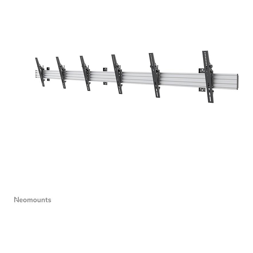 Mbajtëse Muri për Monitor Neomounts NMPRO-WMB3 / 3 Monitorë / 32"-55" / 30kg për Monitor / Tilt 21° - Zezë - 2