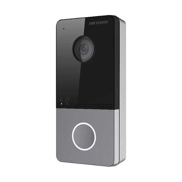 Sistem Video Intercom Hikvision DS-KV6113-WPE1(C), 2MP, 1080p, IR, Wi-Fi, IP65 - Zezë/Hiri - 2