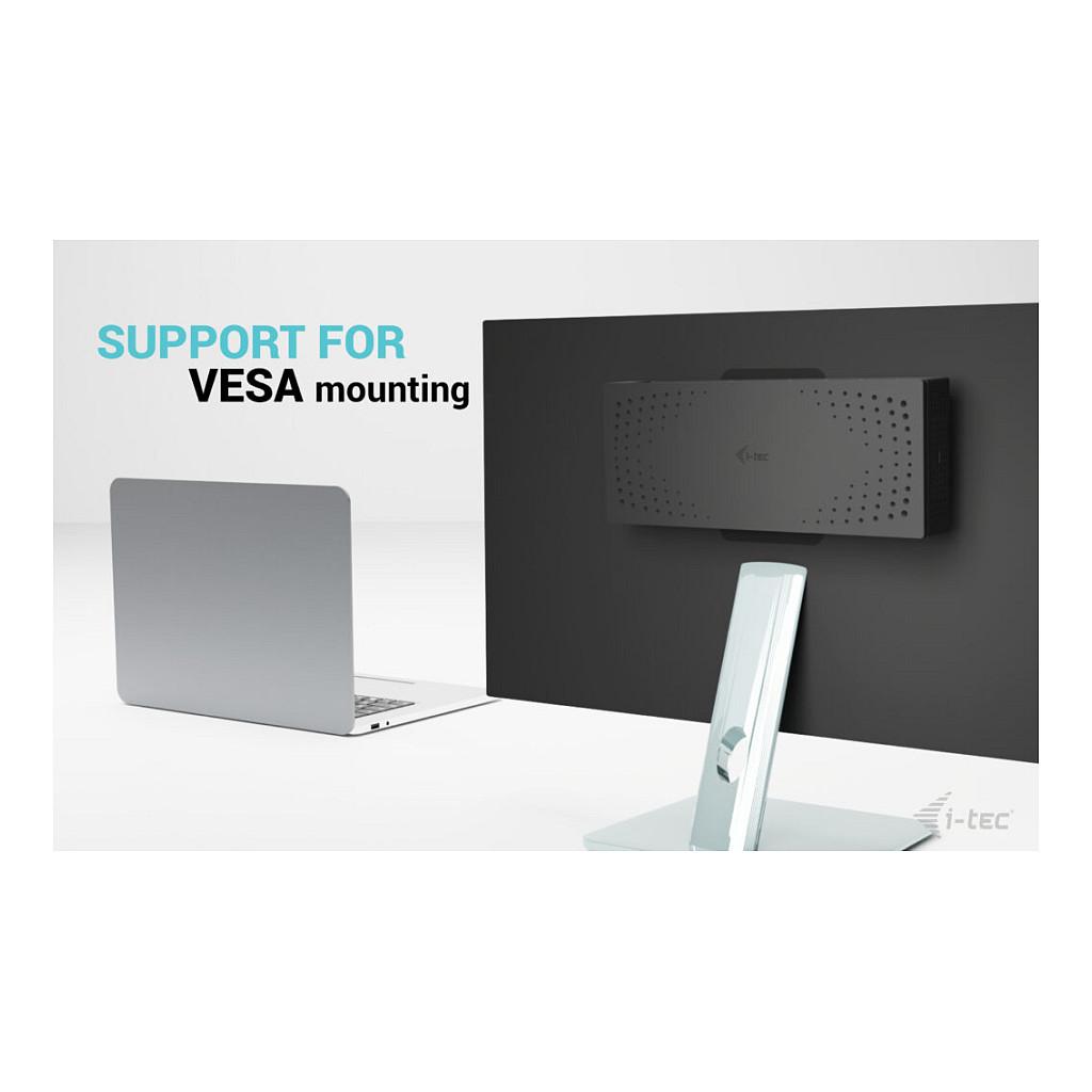 Docking Station i-tec CA5MONITORDOCKPD, 5x Monitor, 4K/60Hz, 2x HDMI, 2x DisplayPort, PD 100W, USB, 2.5GbE LAN - Zezë - 12