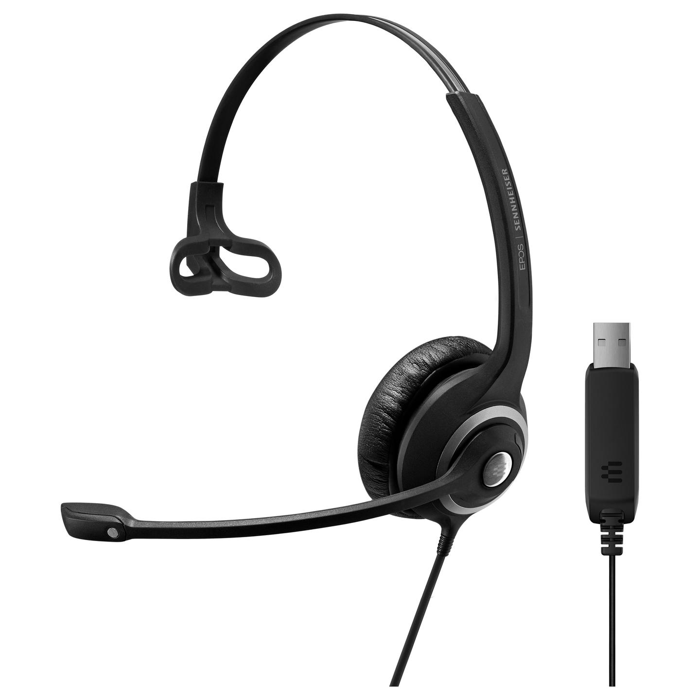 Kufje me kabllo EPOS | SENNHEISER IMPACT SC 230 USB, Mono, Wired, USB, Mikrofon me anulim zhurme – Zezë, Argjend - 10