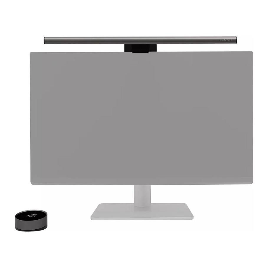 Dritë për Monitor BenQ ScreenBar Halo 2, ndriçim LED, kontrollues Wireless - Zezë/Argjend - 14