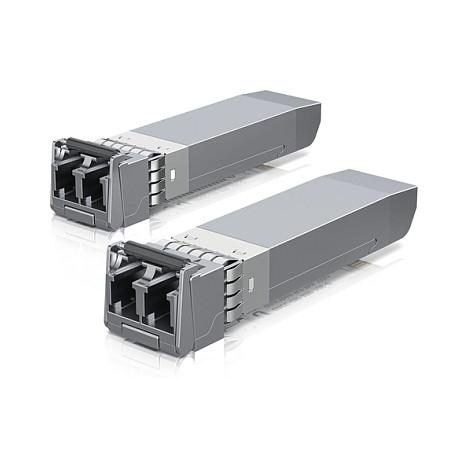 Transceiver SFP+ Ubiquiti UACC-OM-MM-10G-D-2, 10Gbps, Multi-Mode, 300m, 2 copë - Argjend - 5