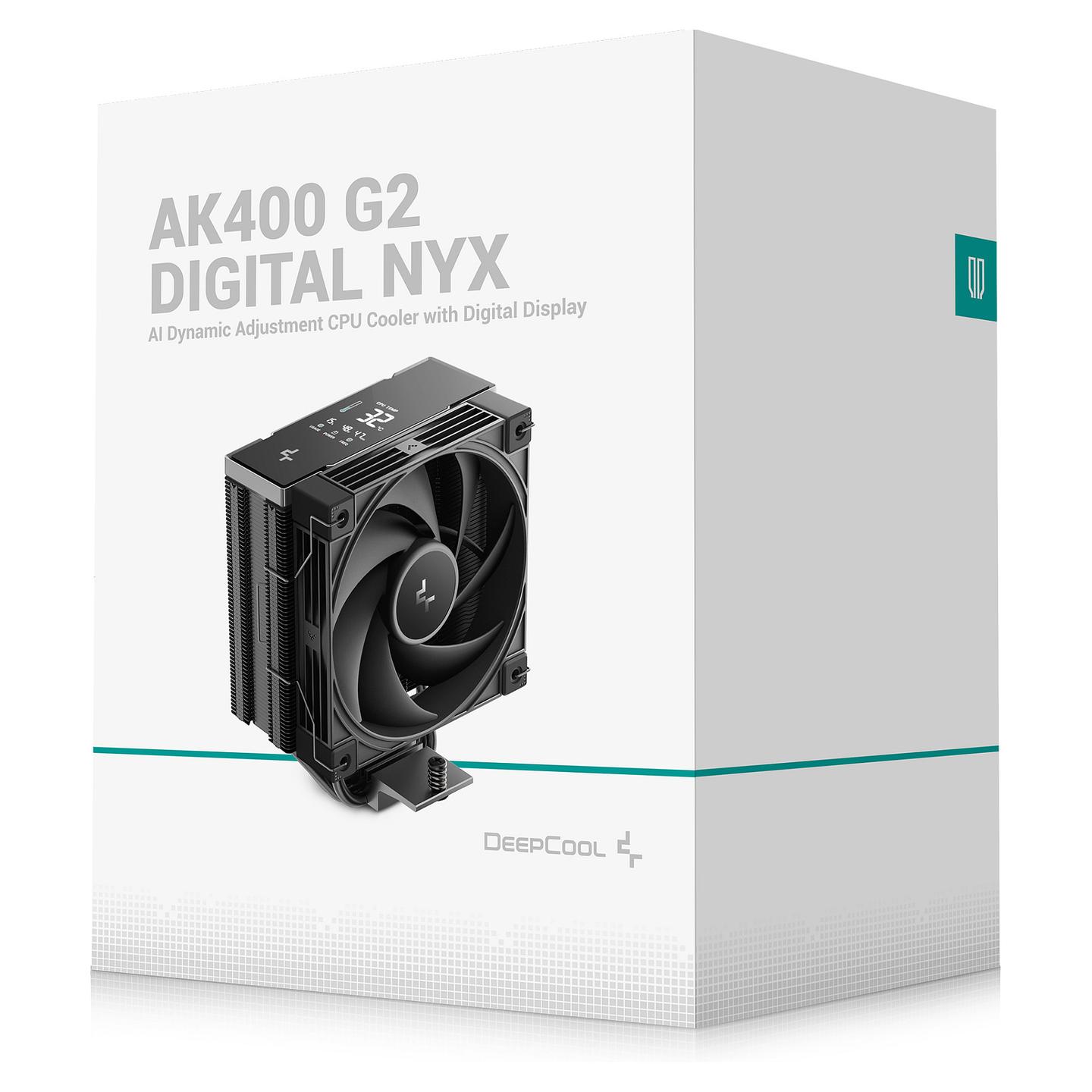 Ftohës për procesor DeepCool AK400 G2 Digital NYX / 120mm / LCD - Zezë - 9