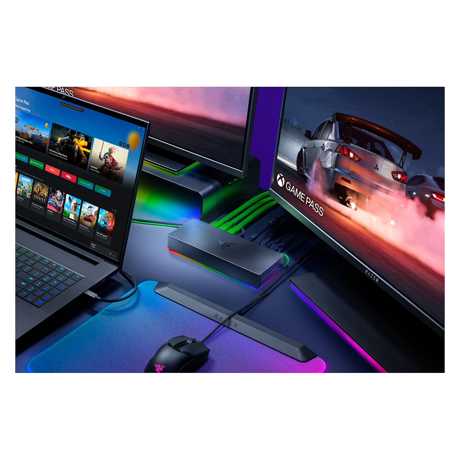 Docking Station Razer Thunderbolt 5 Dock / 11-Port / Thunderbolt 5 / 120Gbps / 140W PD / M.2 NVMe / 8K 144Hz - Zezë - 4