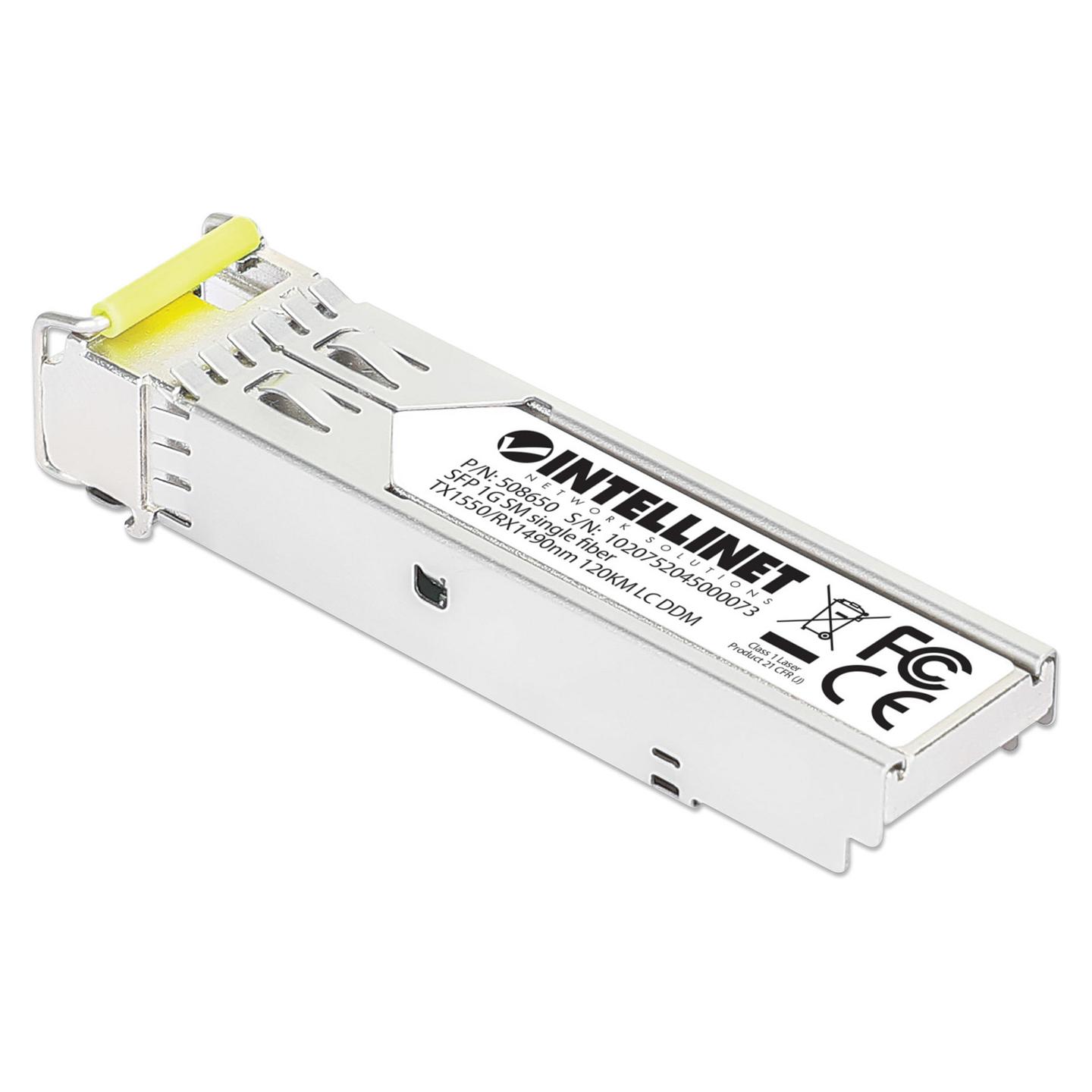 Transceiver SFP Intellinet 508650, 1Gbps, 1000BASE-BX-D, Single-Mode, LC, 120km – Argjend - 2