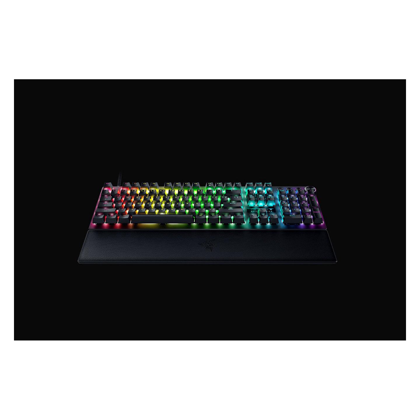 Tastierë Gaming Razer Huntsman V3 Pro 8KHz / Wired / Full-Size / Analog Optical Gen-2 / Rapid Trigger / 8000 Hz / RGB / USB-C – Zezë - 3