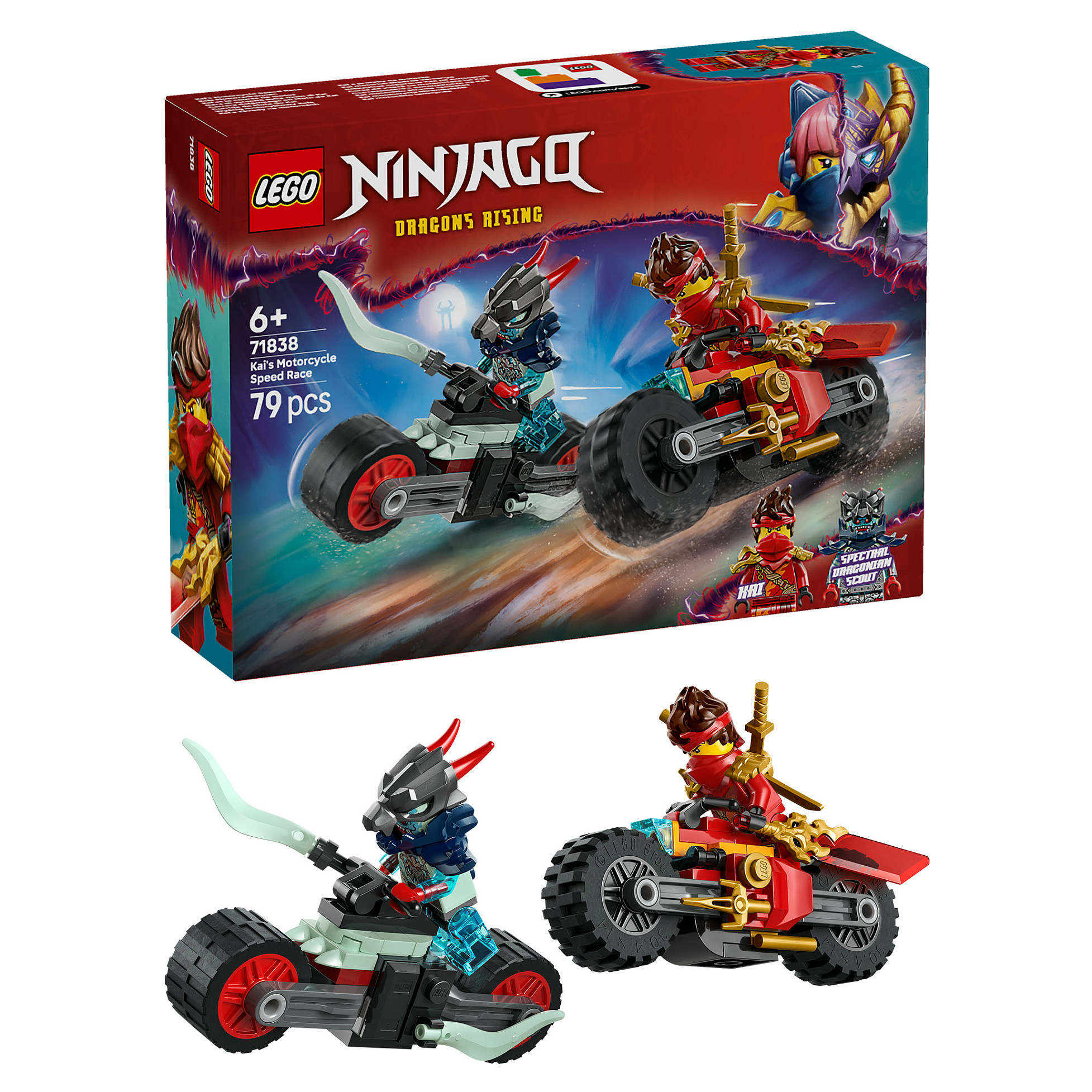 LEGO NINJAGO Kai's Motorcycle Speed Race - 29