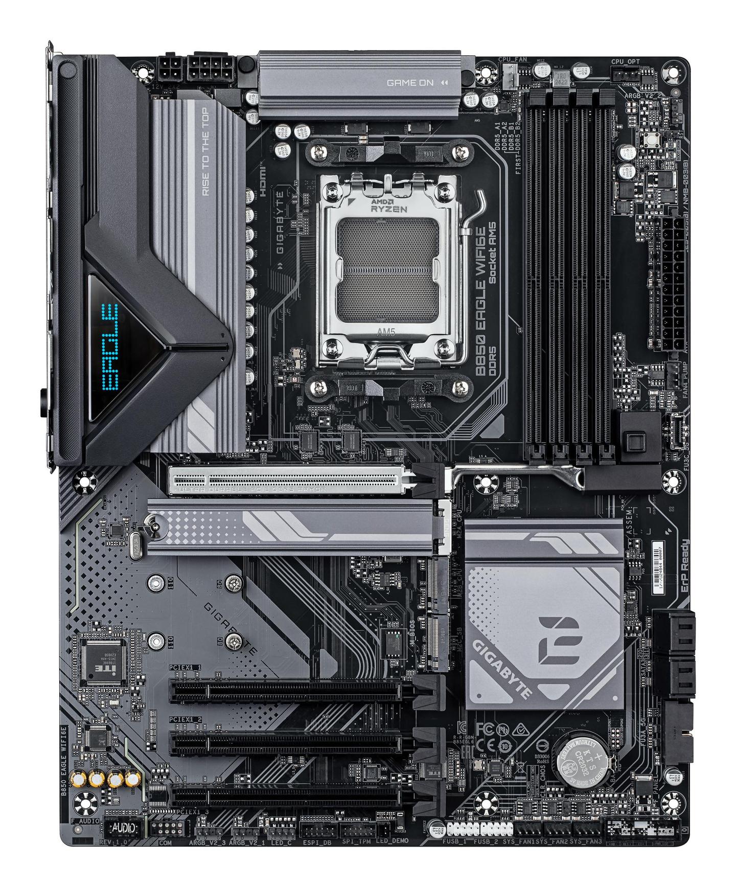Pllakë Amë GIGABYTE B850 EAGLE WIFI6E / AMD B850 / AM5 / ATX / DDR5 / PCIe 5.0 / Wi-Fi 6E