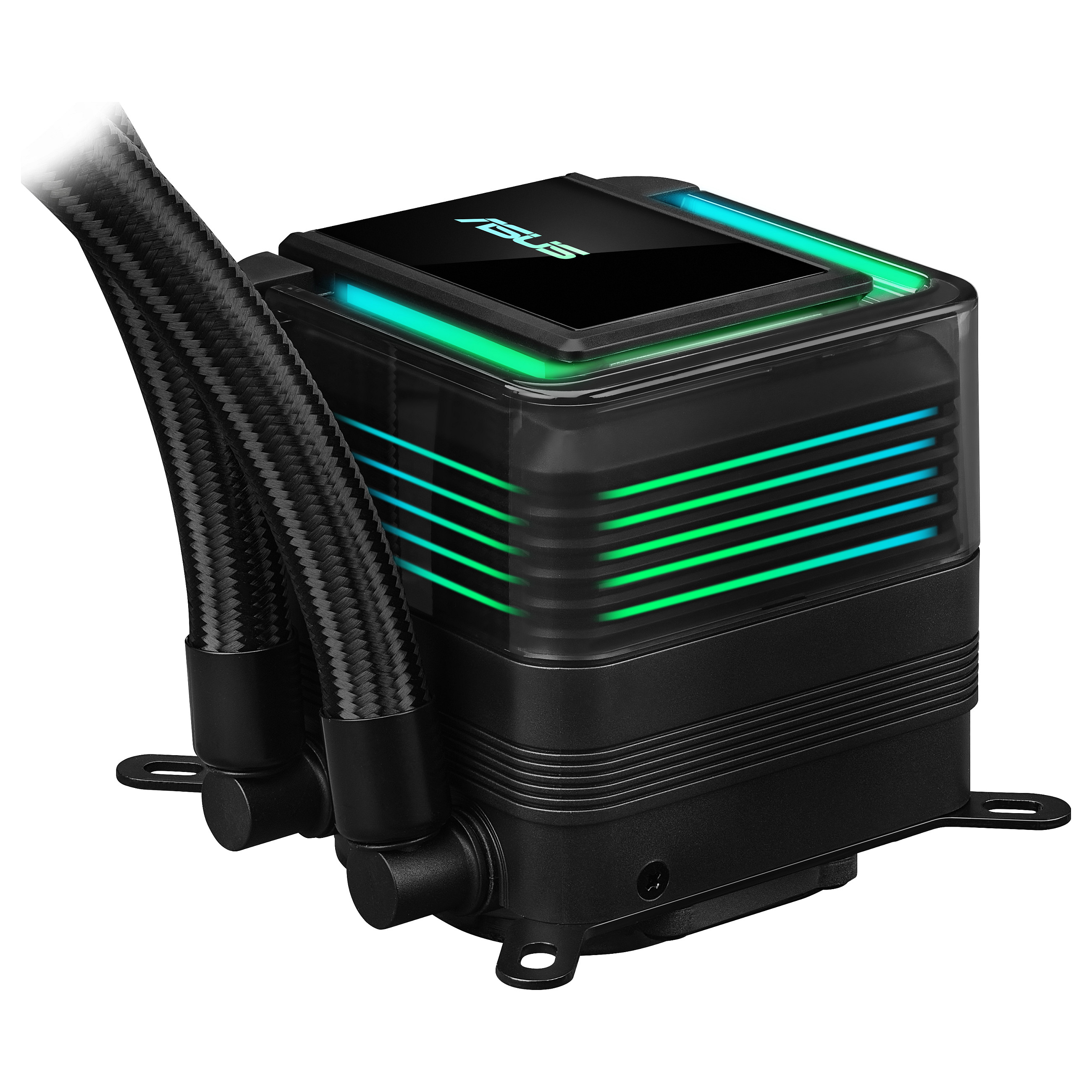 Ftohës për Procesor ASUS LC 360 ARGB / AIO Liquid Cooler / 360mm Radiator / 3×120mm ARGB PWM Fans – Zezë - 6