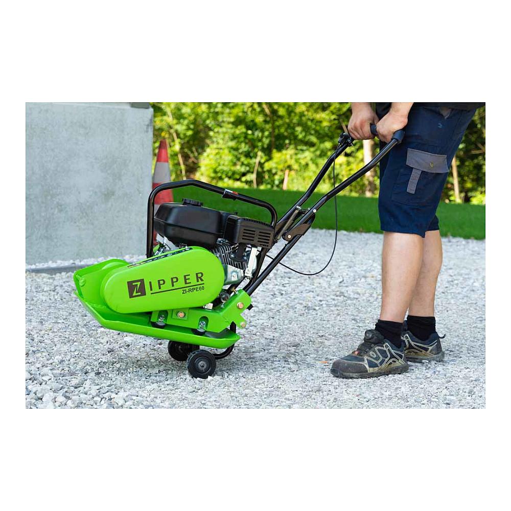 Ngjeshëse Toke ZIPPER ZI-RPE60, 4100W, 196cc, 12.1kN, 510x350mm, 5600vpm, 150mm - Gjelbër - 4