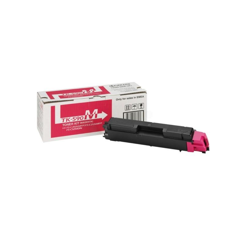 Toner Kyocera TK-590M / 1T02KVBNL0 / 5.000 faqe – Rozë