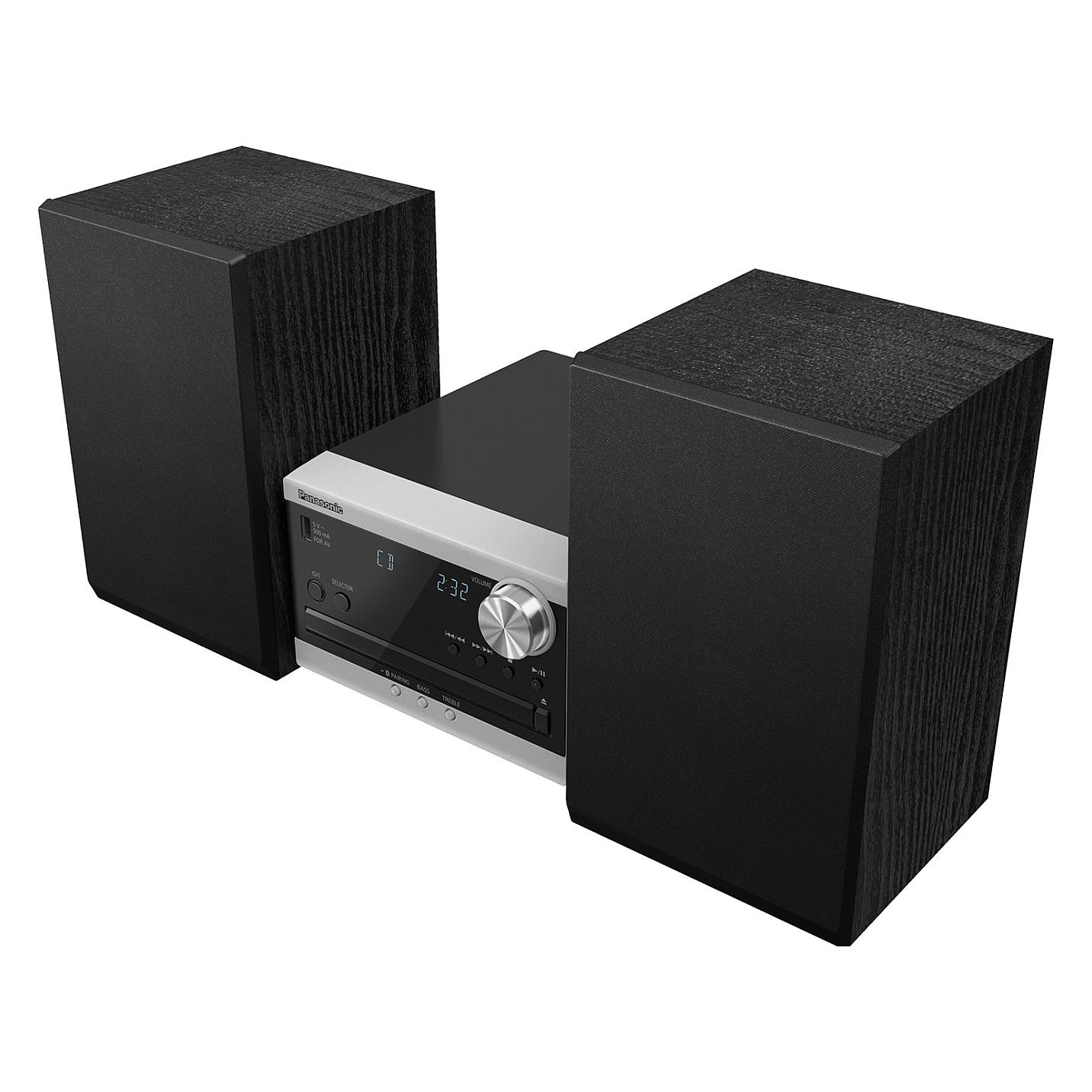 Sistem Audio Panasonic SC-PM272, 20W, CD, DAB+, FM, Bluetooth, USB – Zezë/Argjend - 2