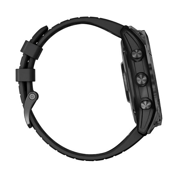 Orë e mençur Garmin fēnix 7X Pro Sapphire Solar Edition / 010-02778-11 / 51mm / MIP 1.4" / Power Sapphire / GPS Multi-Band / Bluetooth / Wi-Fi / ANT+ / 32GB / 10 ATM - Gri/Zezë - 5