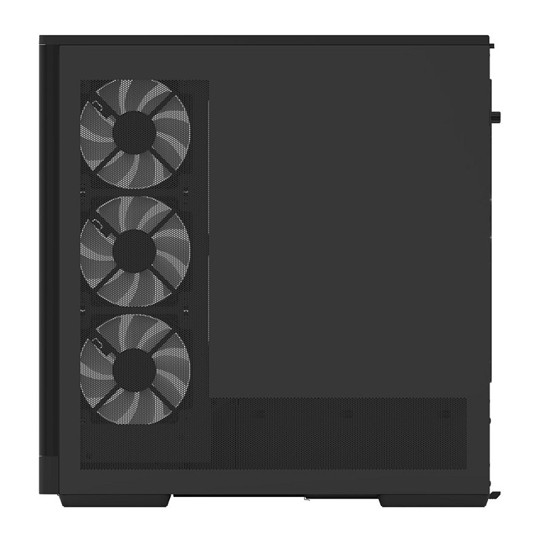 Kasë PC Aerocool P500A / Midi Tower / ATX / 3x 120mm + 1x 120mm ARGB Fan / Tempered Glass - Zezë - 5