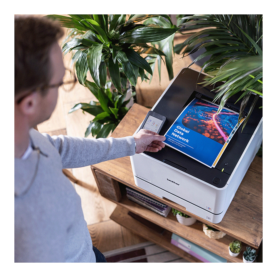 Printer Laser Brother HL-L8430CDW / Me Ngjyra / 2400x600 DPI / 33 ppm / Duplex / USB + LAN + Wi-Fi - Hiri - 6