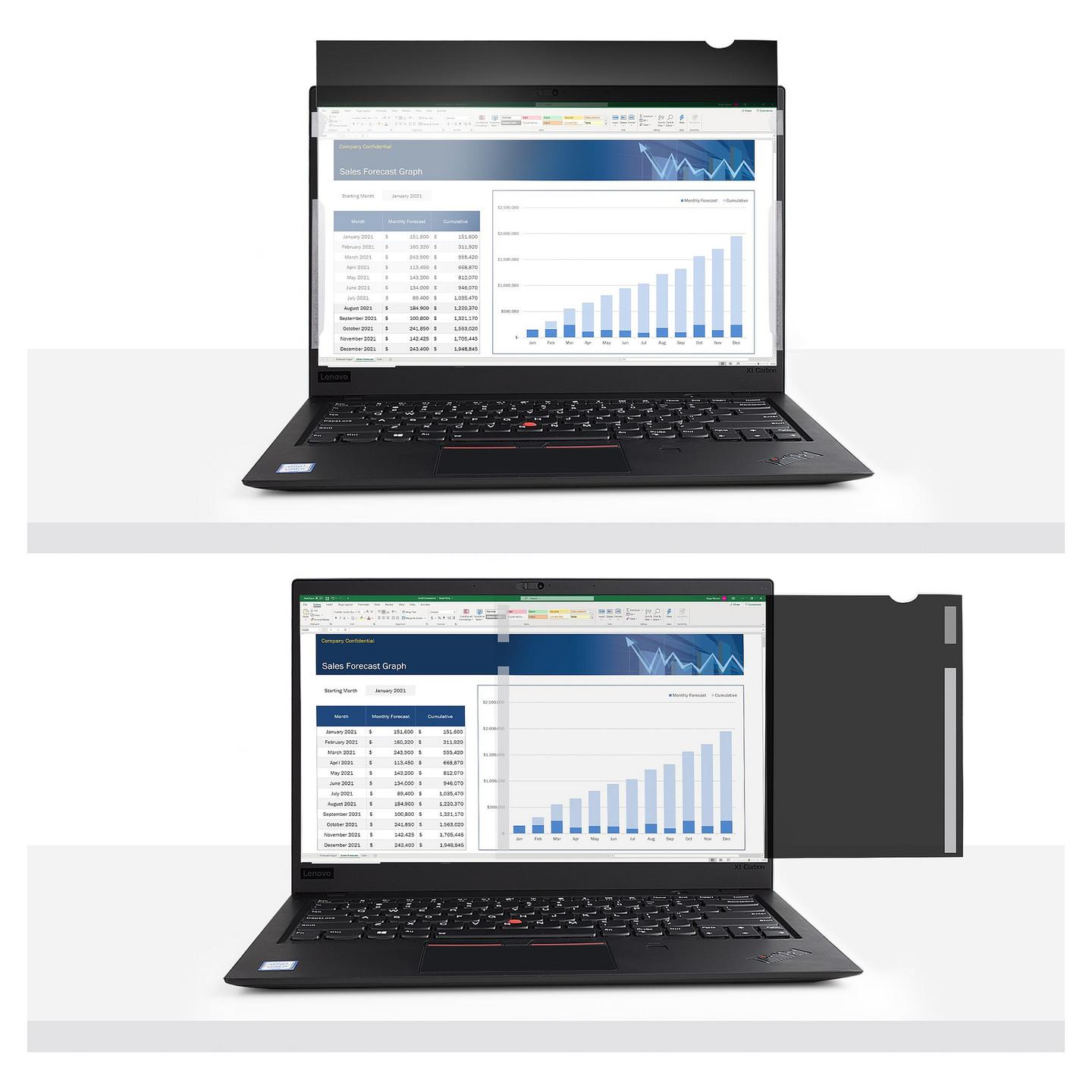 Filtër Privatësie StarTech.com 156L-PRIVACY-SCREEN, 15.6", 16:9, Reversibil, ±30°, Anti-Glare - Zezë - 2