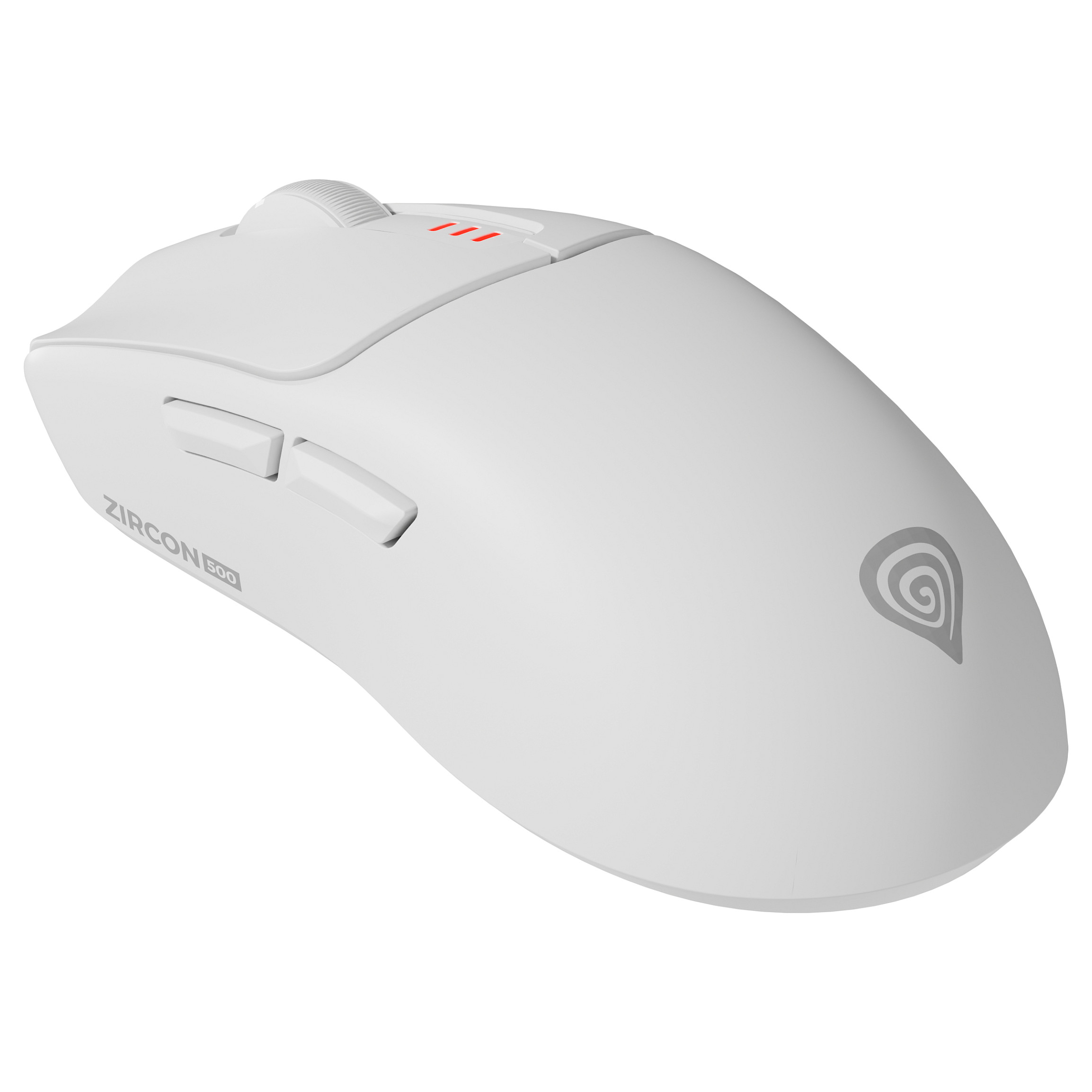 Maus Gaming Genesis Zircon 500 / Wireless / PMW3325 / 10.000 DPI / 2.4 GHz + Bluetooth - Bardhë - 4