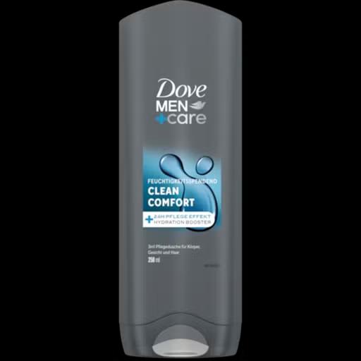 Xhel për Dush Dove Men+Care Clean Comfort 3in1 / Trup, Fytyrë & Flokë / 250 ml