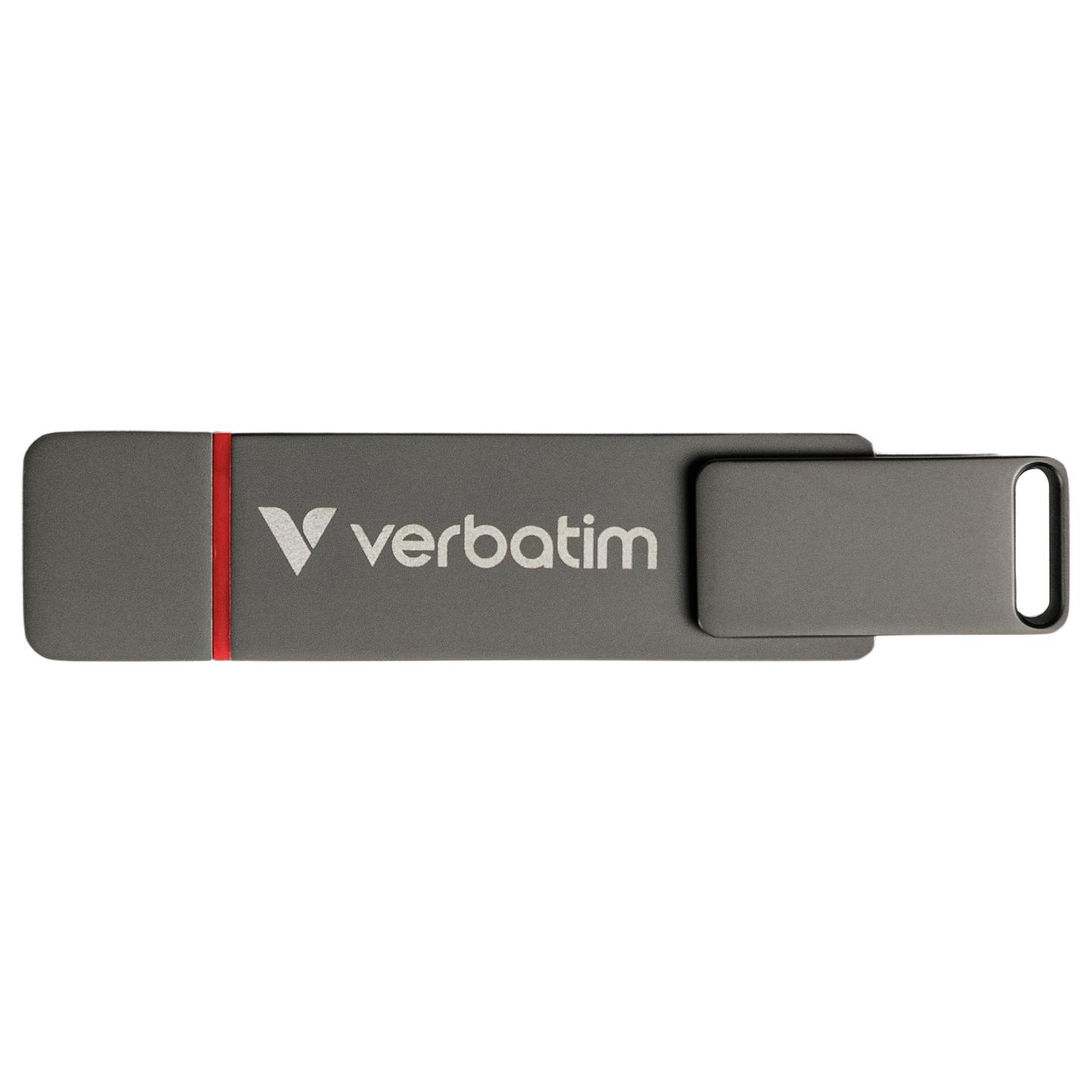 USB Flash Drive Verbatim Dual QuickStick 32042, 512GB, USB 3.2 Gen 1, USB-A + USB-C, 510MB/s Read, 460MB/s Write - Hiri - 9