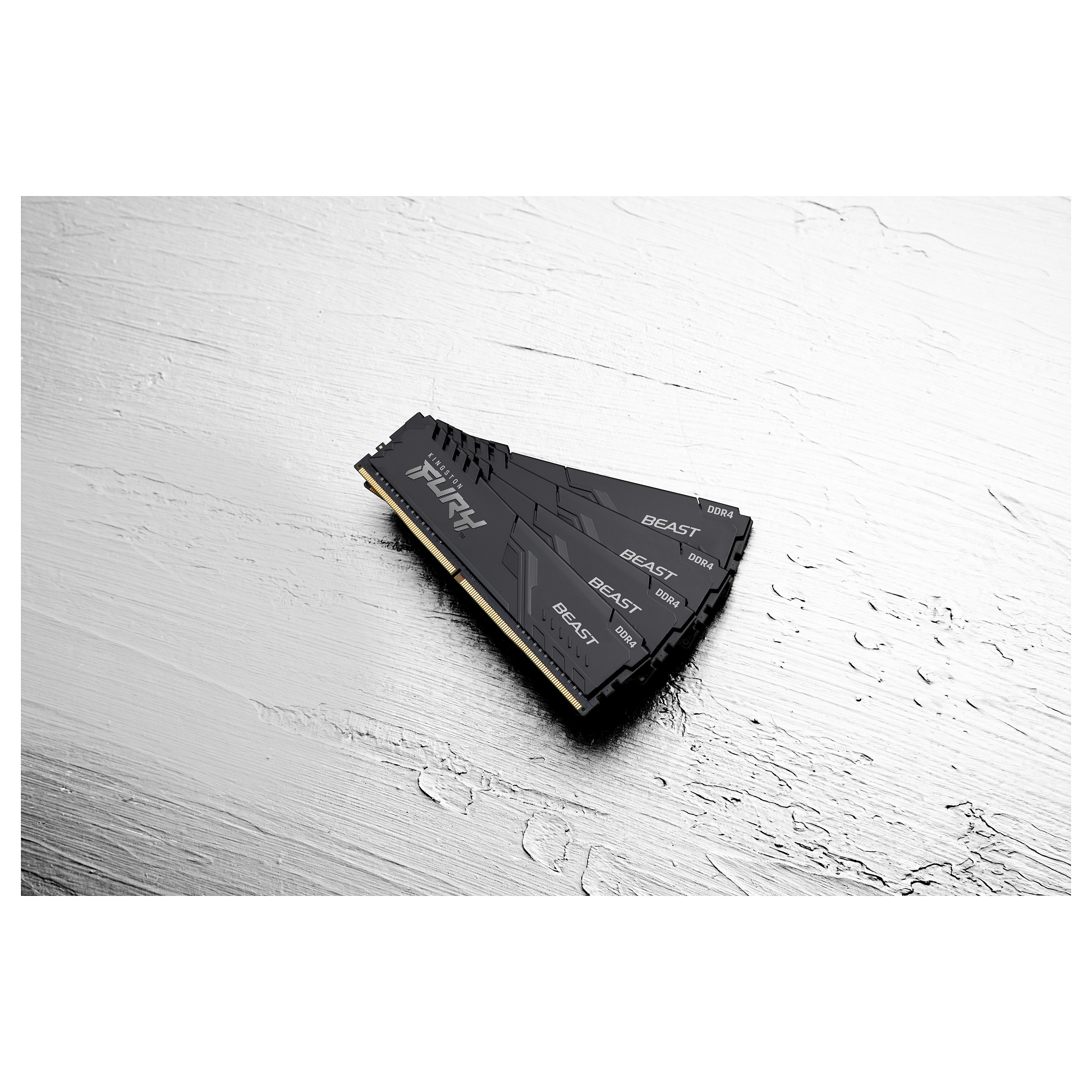 RAM Memorie DDR4 Kingston FURY Beast Black / 16GB / DIMM / 3200MHz / CL16 - 7