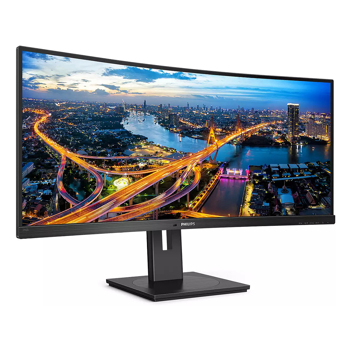 Monitor Philips B Line 346B1C/00 / 34" / UltraWide WQHD VA Curved / 100Hz / 4ms / USB-C+HDMI+DP+USB - Zezë - 2