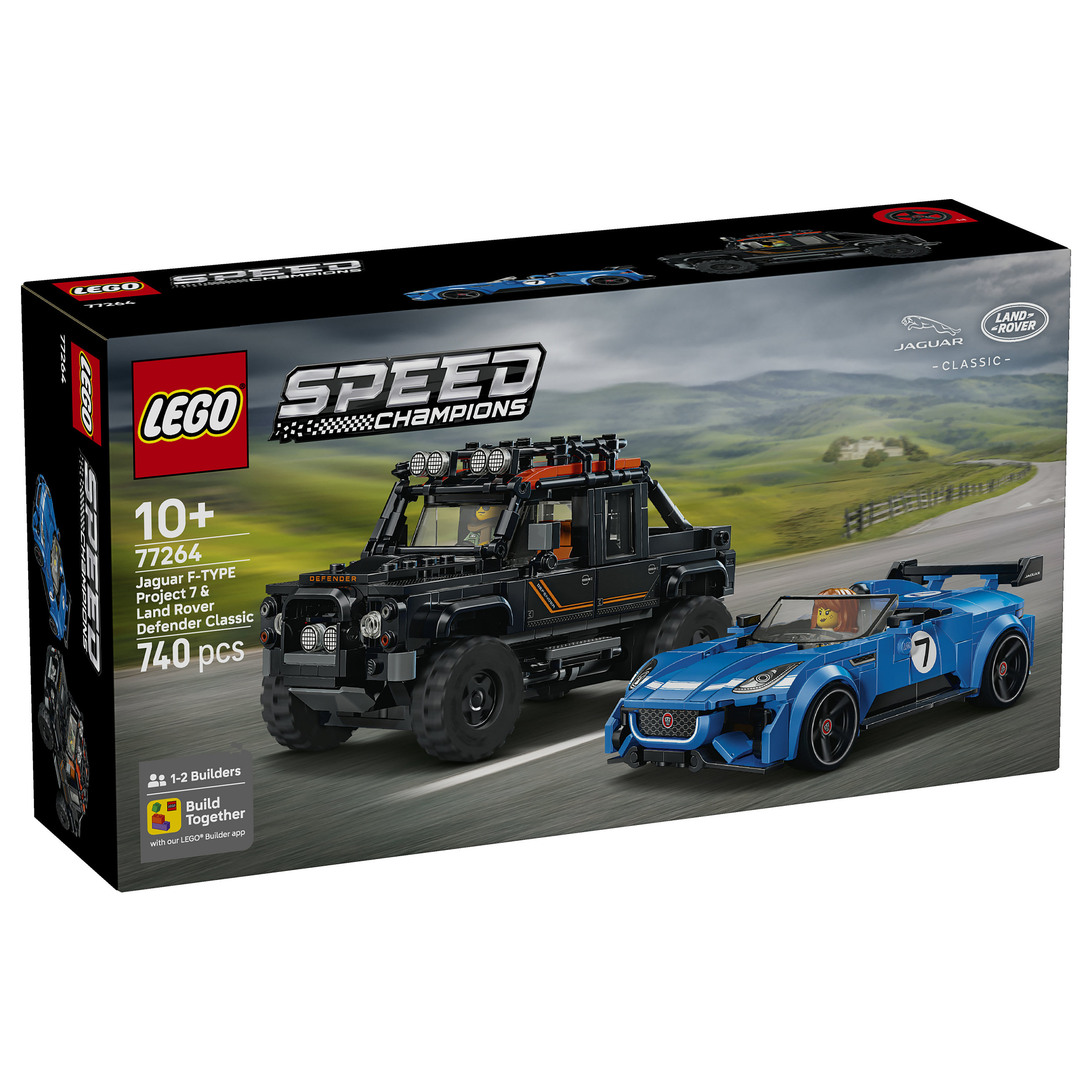 LEGO Speed Champions Jaguar Project 7 & Land Rover Defender - 8