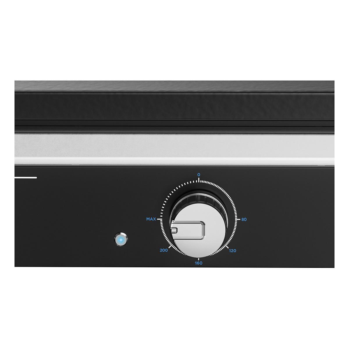 Grill Elektrik CAMPINGAZ Plancha Electric 1 XD, 2.1kW, 45x30cm, Pllakë Gize e Emajlur, Termostat - Zezë - 2
