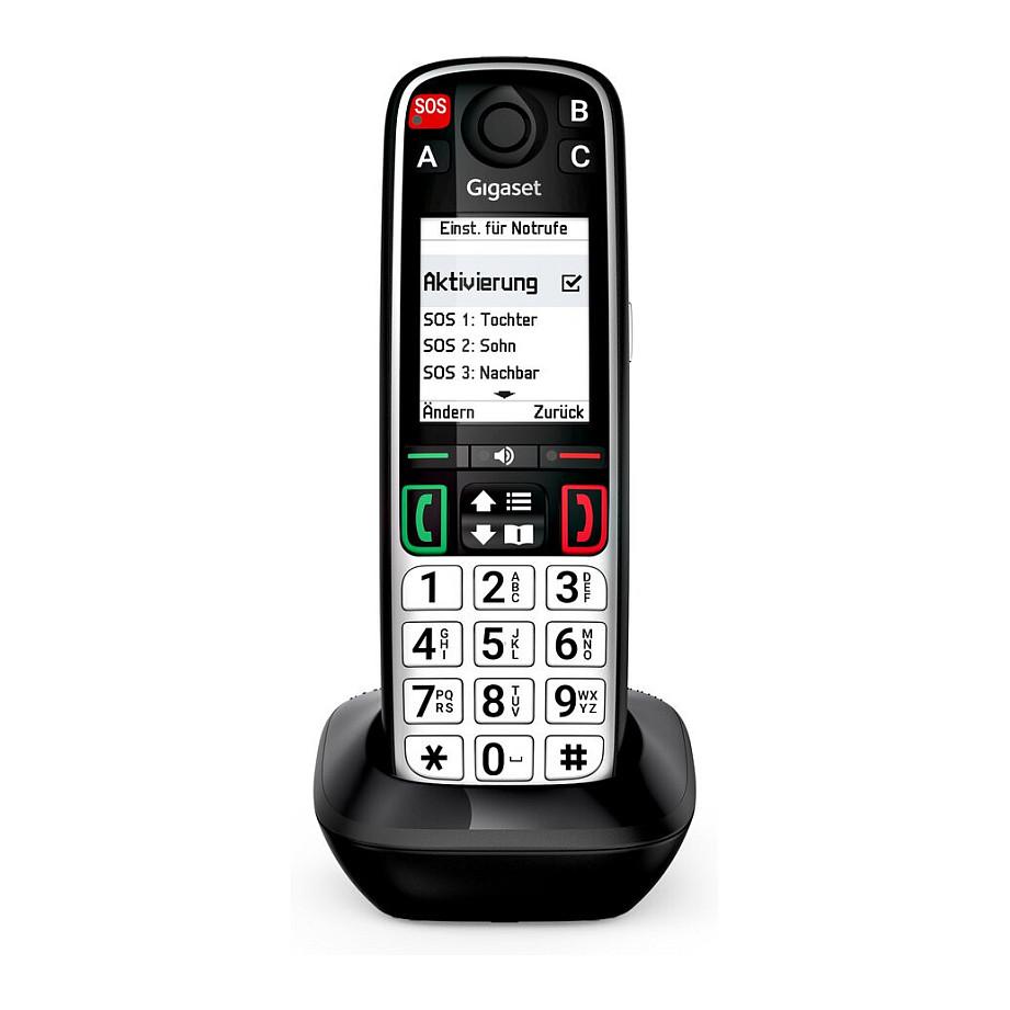 Telefon VoIP Gigaset EASY 500HX, DECT/GAP, CAT-iq 2.0/2.1, 2.2" TFT, SOS, Hands-Free - Zezë - 5