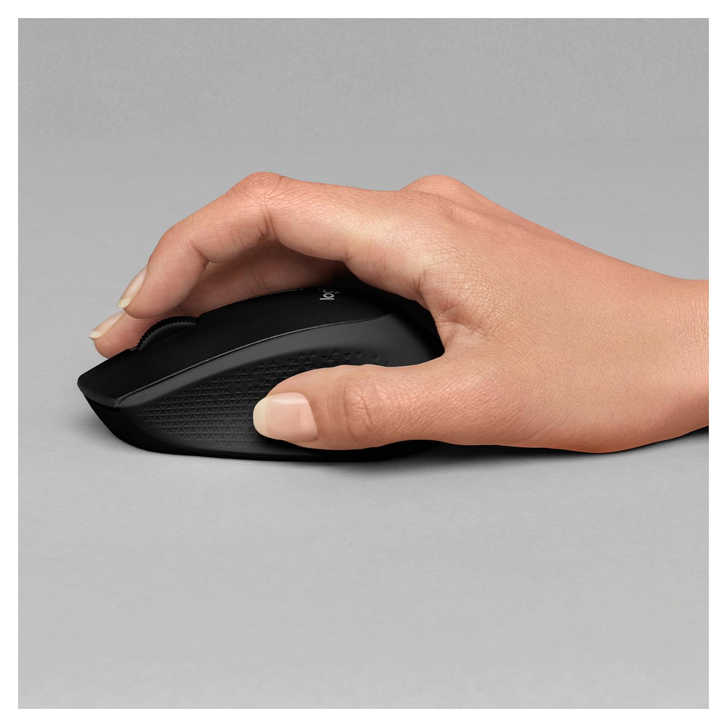 Maus pa kabllo Logitech M330 Silent Plus / Wireless 2.4GHz / Optik / 1000 DPI / 3 Butona / Nano USB Receiver / SilentTouch - Kuqe - 12