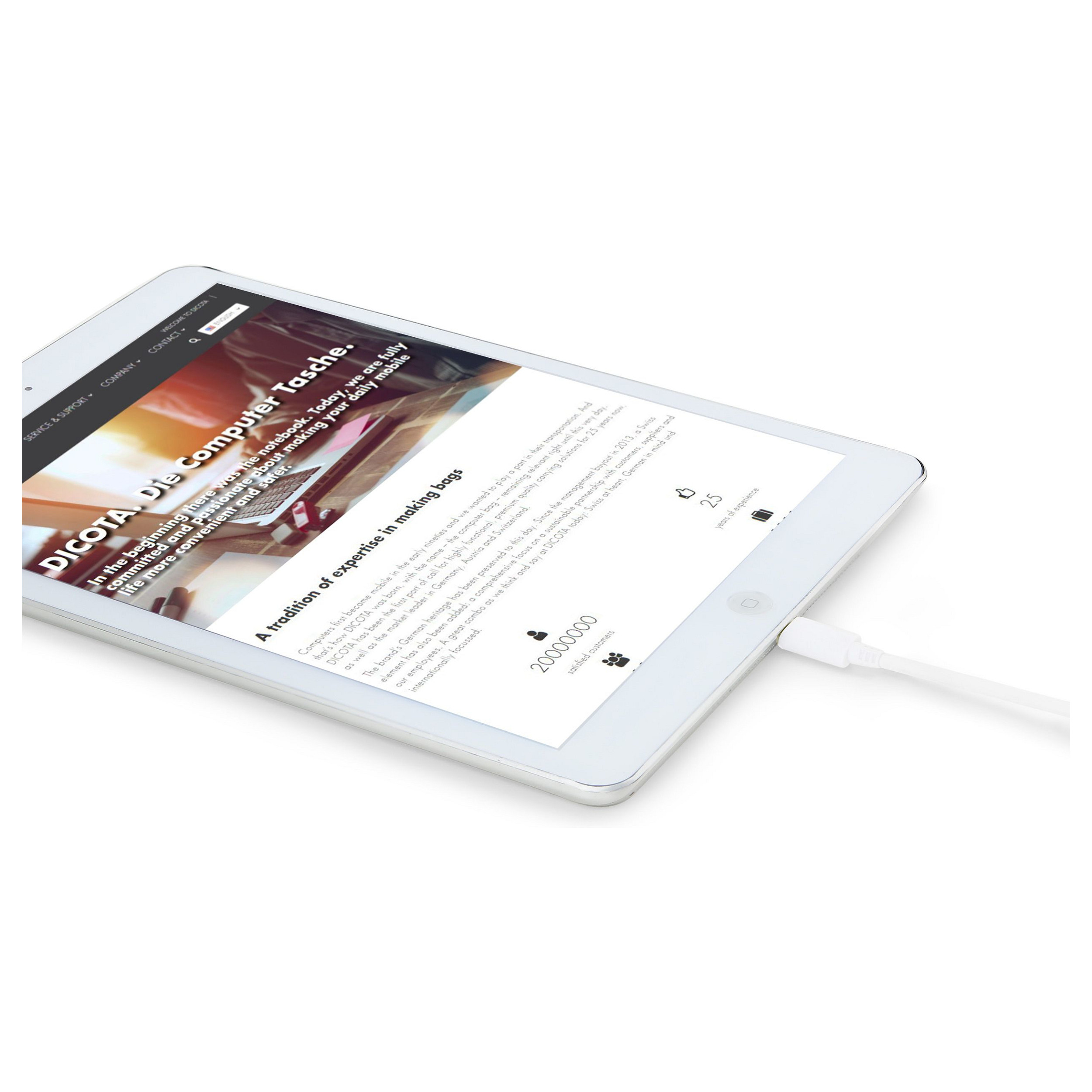Adapter për Laptop DICOTA D31983 / 100W / GaN / USB-C PD / 2 × USB-C + USB-A - Bardhë - 12